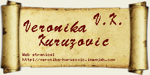 Veronika Kuruzović vizit kartica